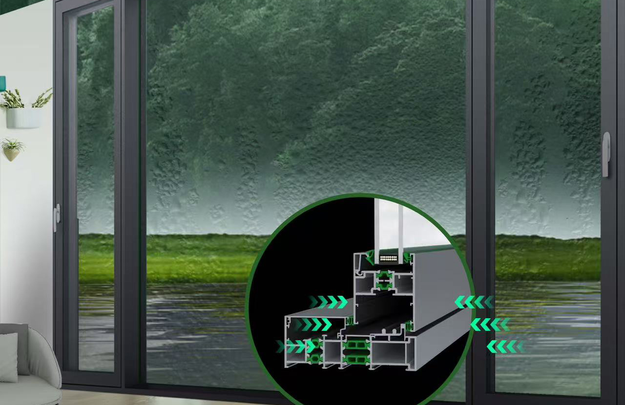 120 Double Thermal Break Side-Pressure Airtight Window
